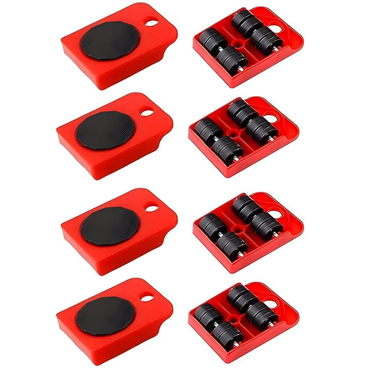Furniture Lifting Moving Wheel - Heavy Duty Pads Easy and Safe Moving Slider Tools for Shifting Washing Machines, Fridge, Sofa and Wardrobes | Max Load 150KG/331LBS Only Wheel Pad, Pack of 4 GenzVybs