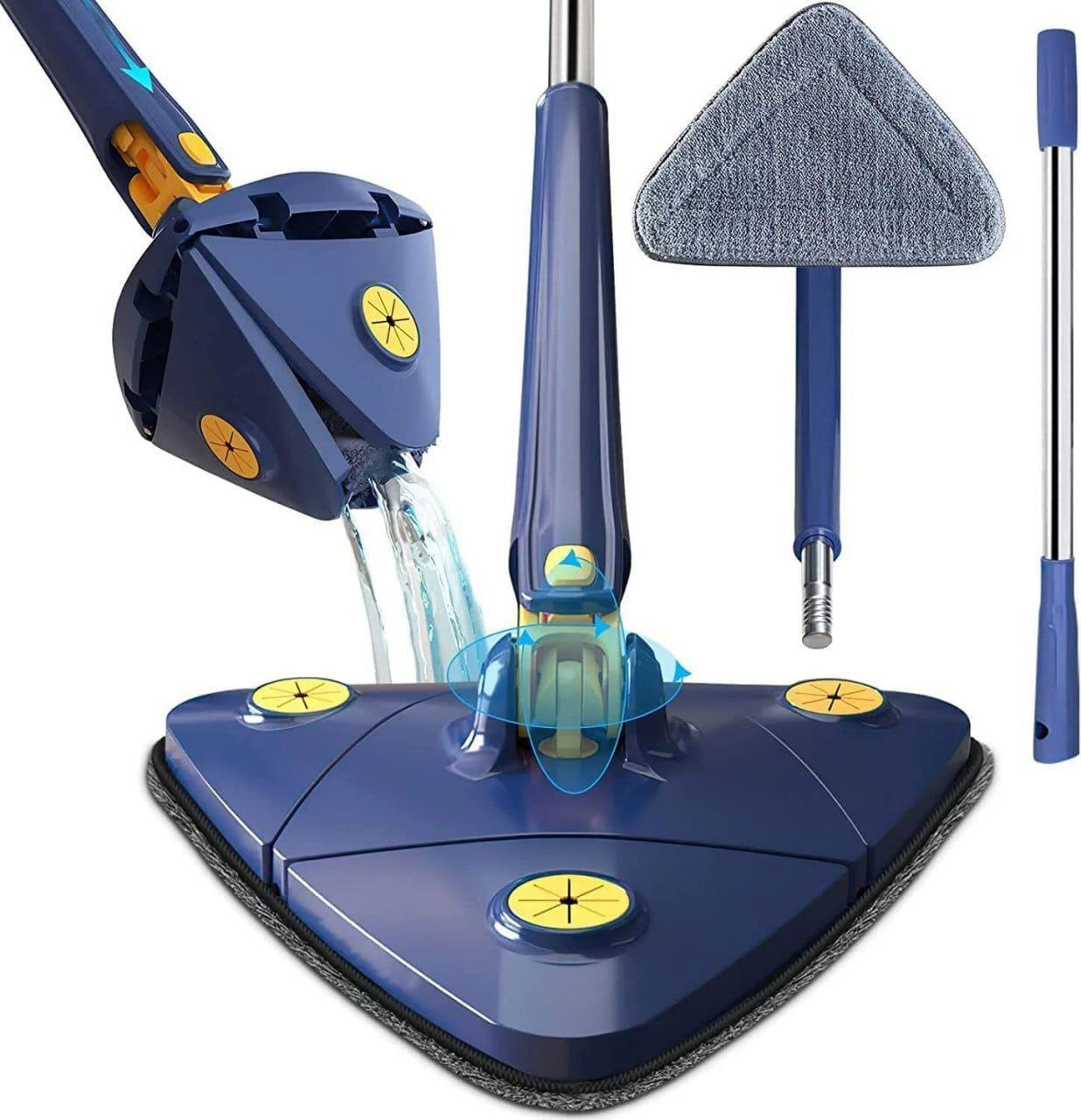 360° Rotatable Adjustable Triangle Cleaning Mop